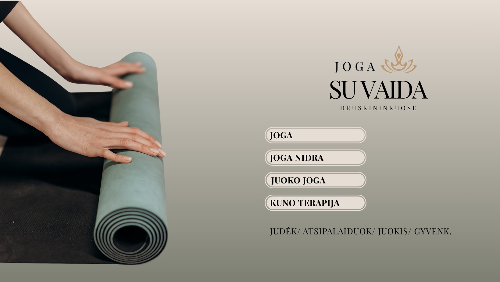 Joga su Vaida Druskininkuose